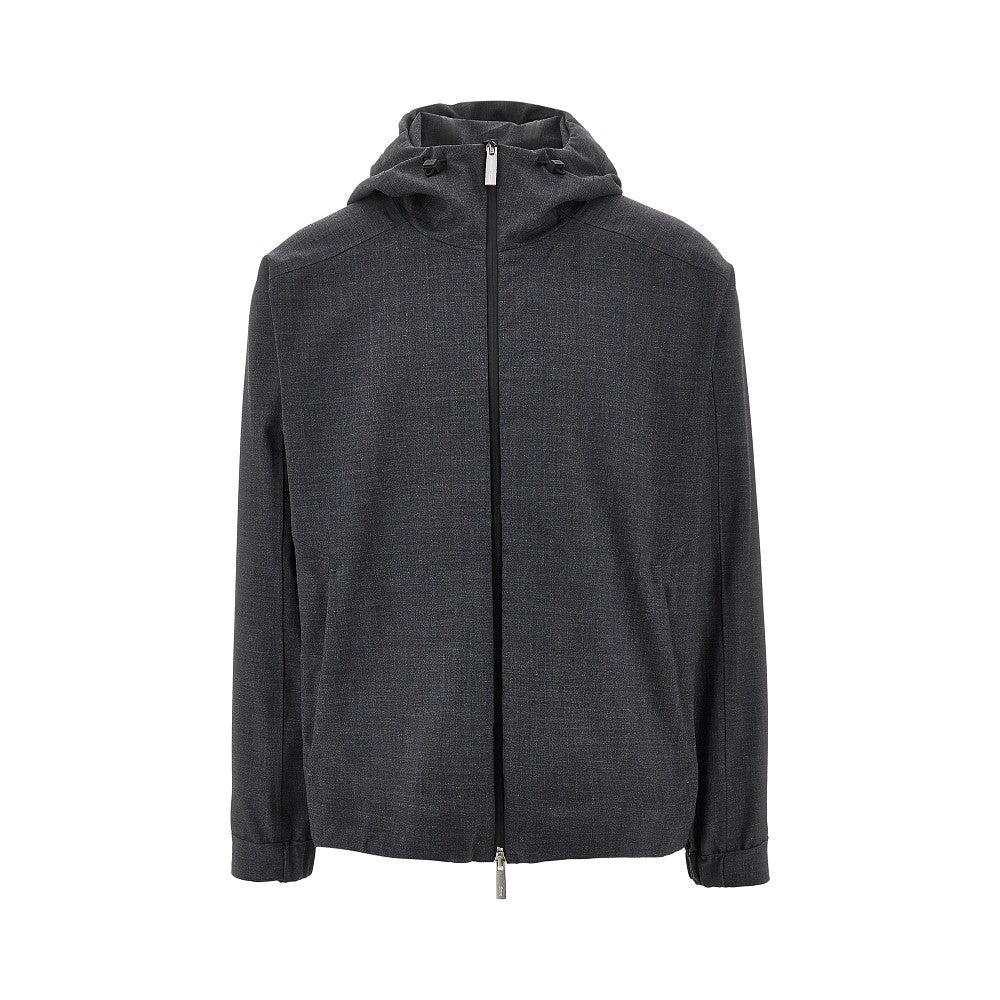 Herno Wool Touch Laminar bluson jacket
