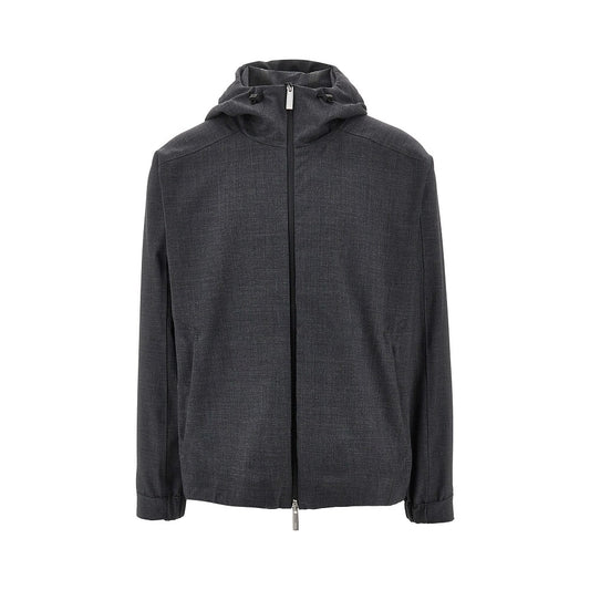 Herno Wool Touch Laminar bluson jacket