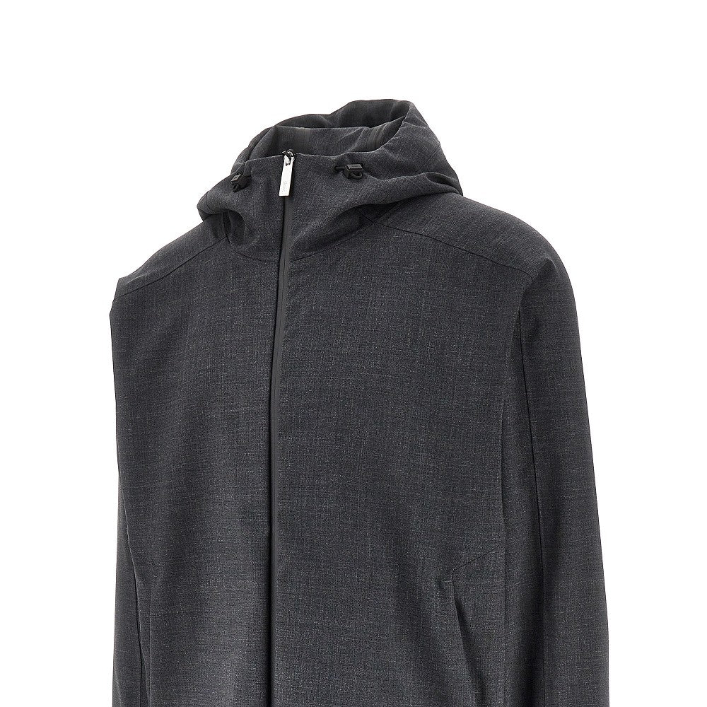 Herno Wool Touch Laminar bluson jacket