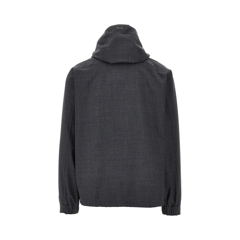Herno Wool Touch Laminar bluson jacket