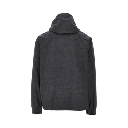 Herno Wool Touch Laminar bluson jacket