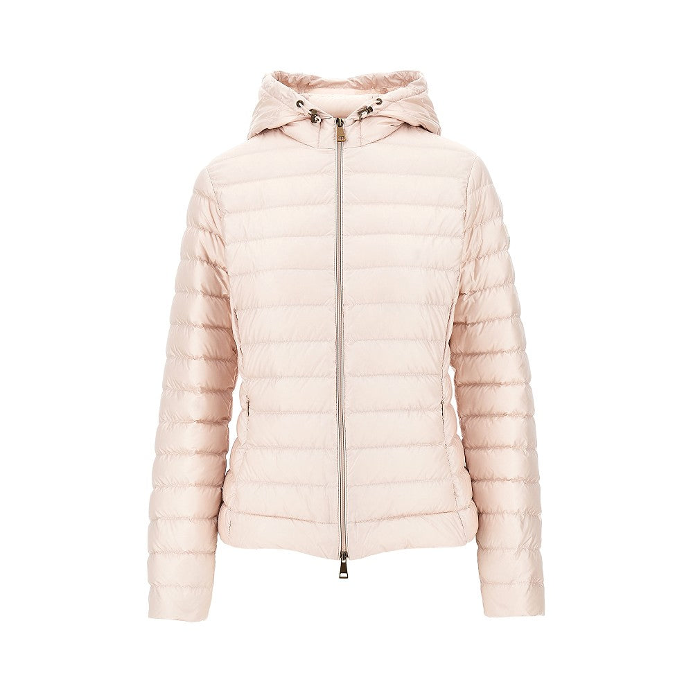 MONCLER Padded nylon downjacket with logo patch