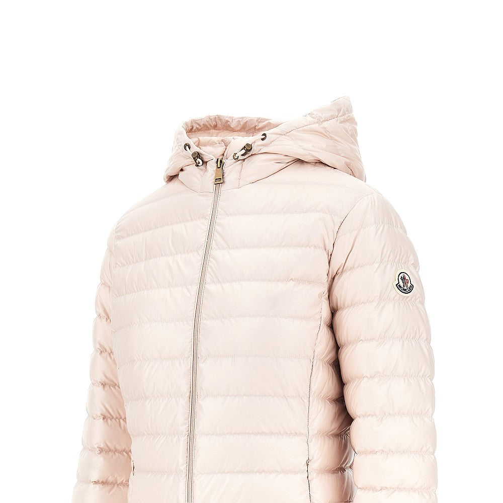 MONCLER Padded nylon downjacket with logo patch
