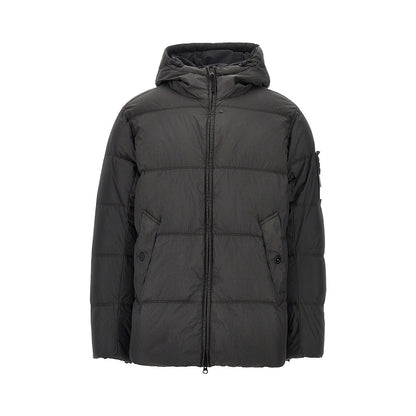 STONE ISLAND Garment Dyed Crinkle Reps Ny down jacket