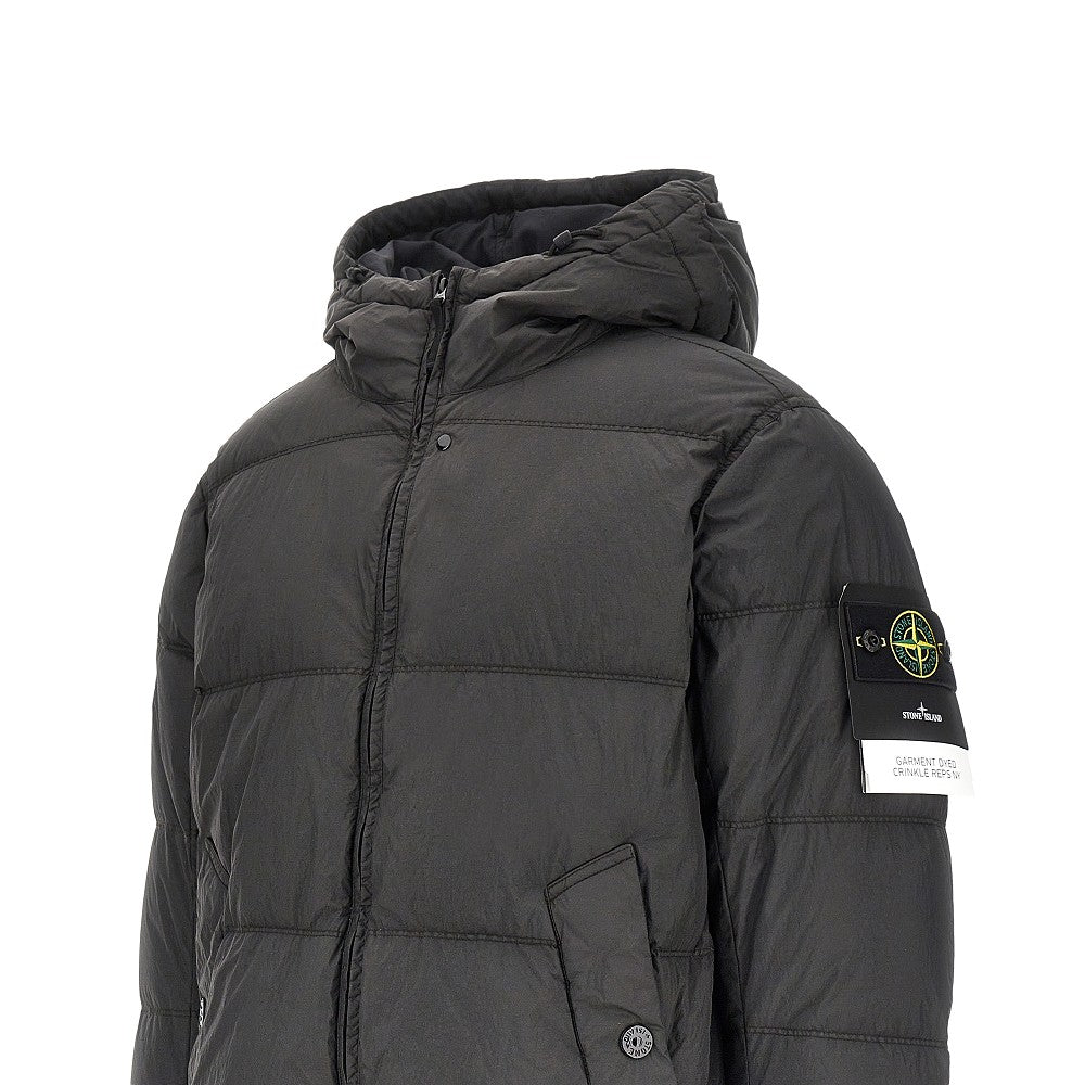 STONE ISLAND Garment Dyed Crinkle Reps Ny down jacket