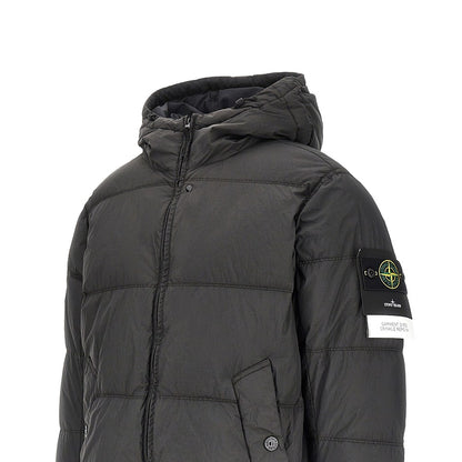 STONE ISLAND Garment Dyed Crinkle Reps Ny down jacket