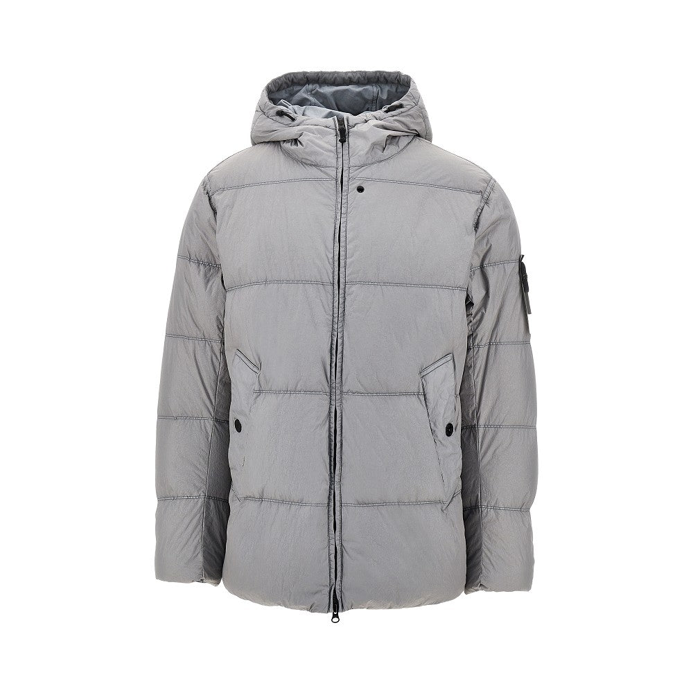STONE ISLAND Garment Dyed Crinkle Reps Ny down jacket