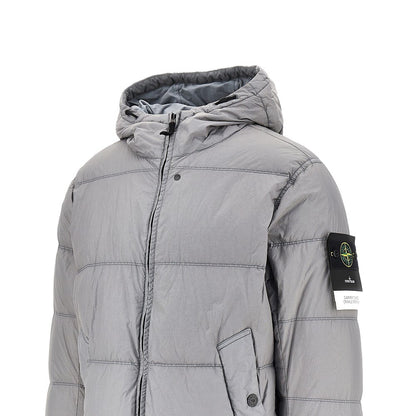 STONE ISLAND Garment Dyed Crinkle Reps Ny down jacket