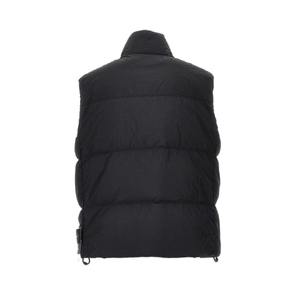 STONE ISLAND Garment Dyed Crinkle Reps Ny down vest