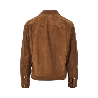 BRUNELLO CUCINELLI Suede leather jacket