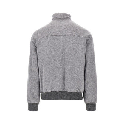 BRUNELLO CUCINELLI Padded suede leather jacket