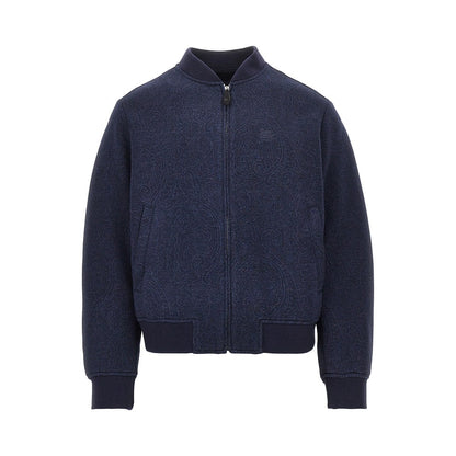 Etro Jersey jacket with jacquard Arnica motif