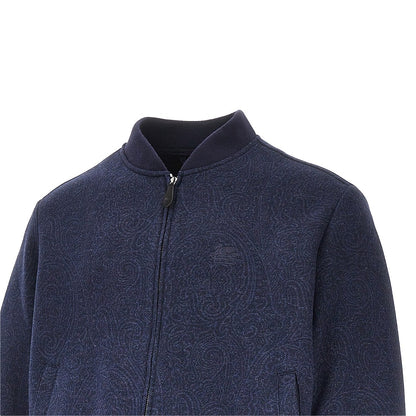 Etro Jersey jacket with jacquard Arnica motif
