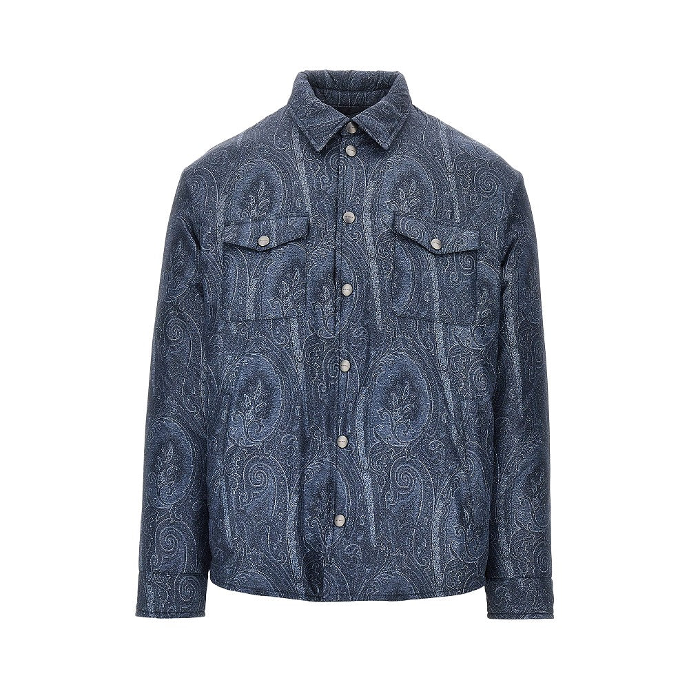 Etro Nylon oveshirt with Paisley print