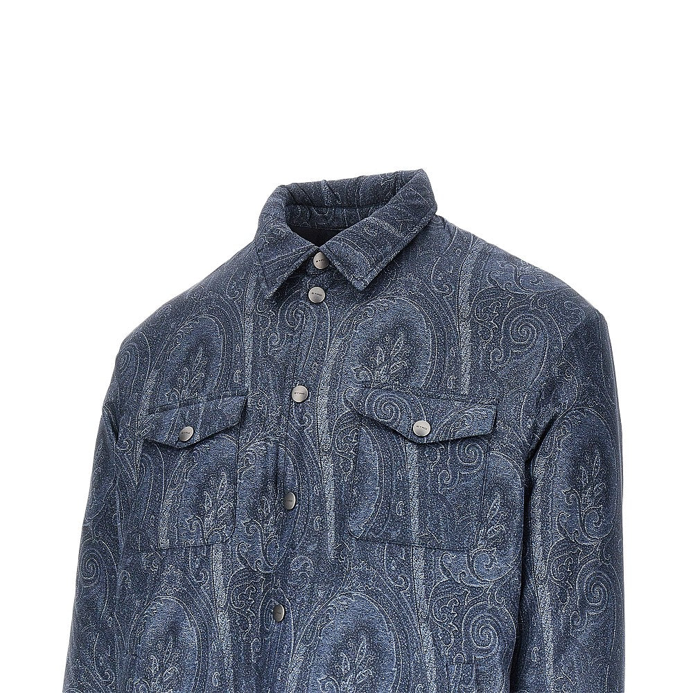 Etro Nylon oveshirt with Paisley print