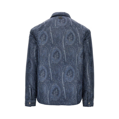 Etro Nylon oveshirt with Paisley print