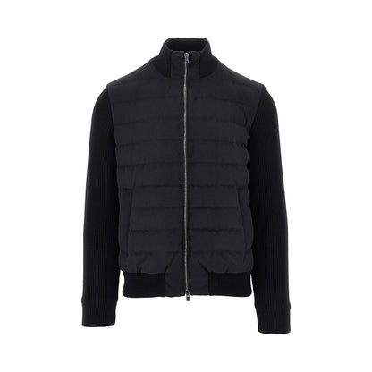 Herno 'Resort' flannel and knitted jacket
