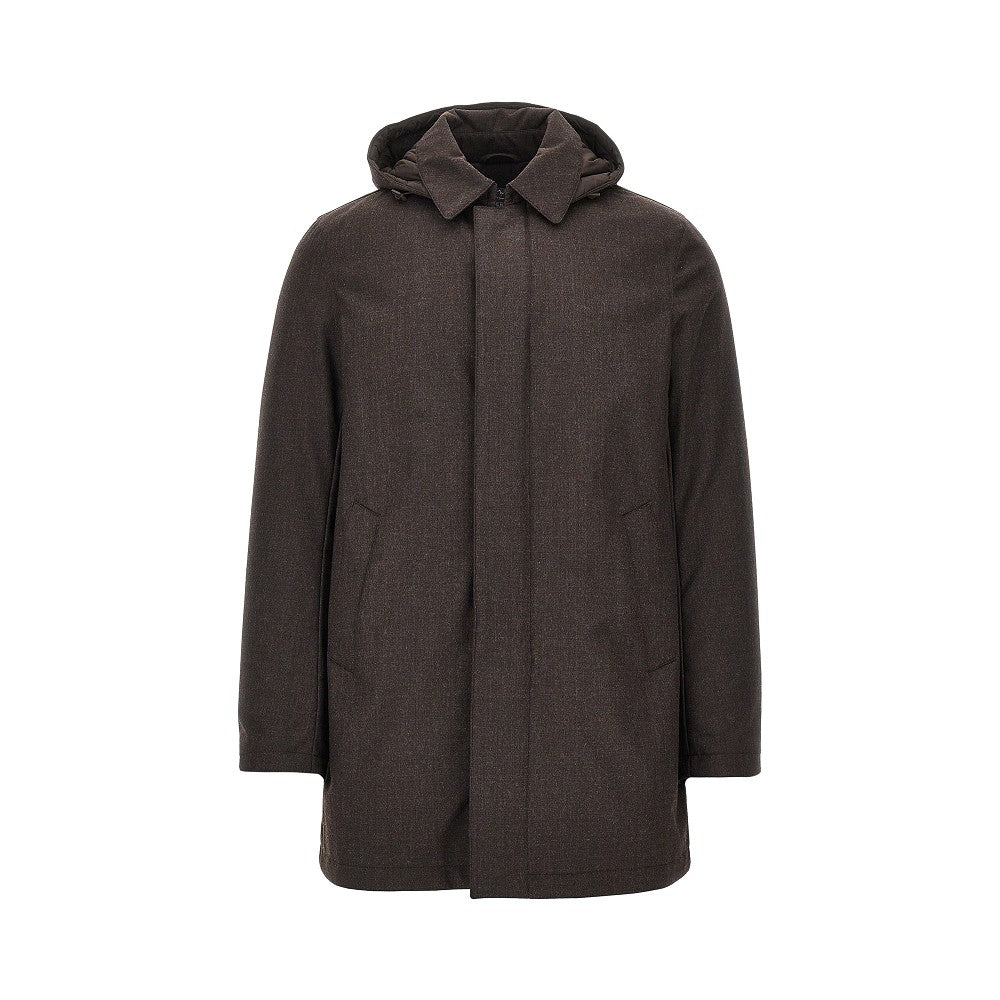 Herno Padded technical wool down jacket