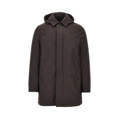 Herno Padded technical wool down jacket
