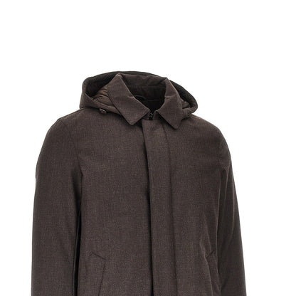 Herno Padded technical wool down jacket