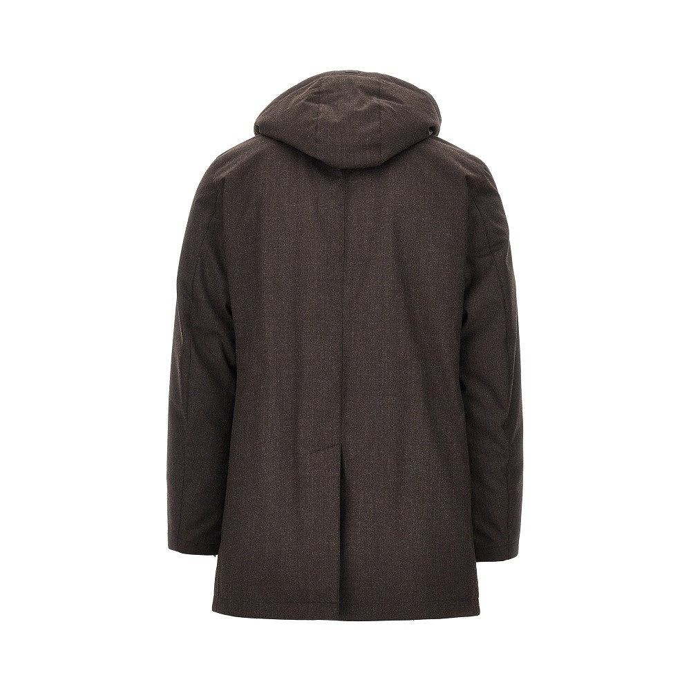 Herno Padded technical wool down jacket