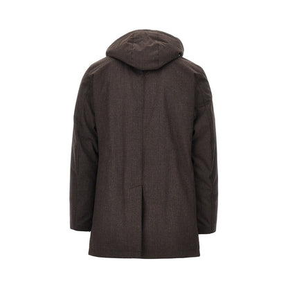Herno Padded technical wool down jacket
