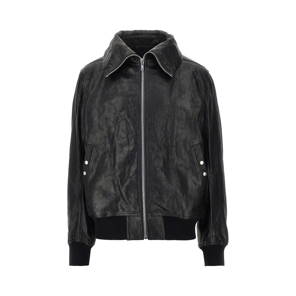 Rick Owens 'Dracuflight' leather bomber jacket