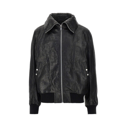 Rick Owens 'Dracuflight' leather bomber jacket