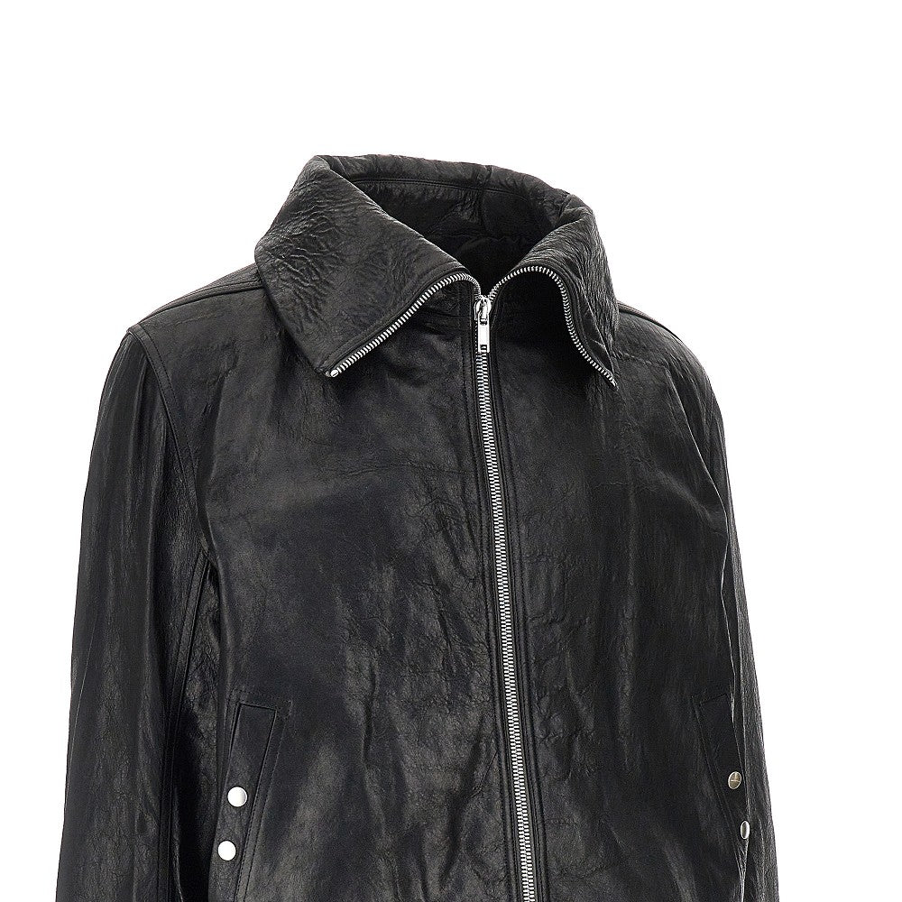 Rick Owens 'Dracuflight' leather bomber jacket