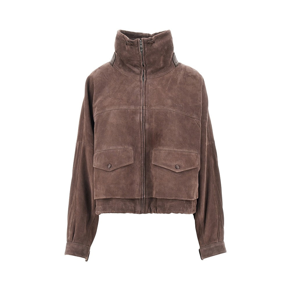 Loewe Suede leather blouson jacket