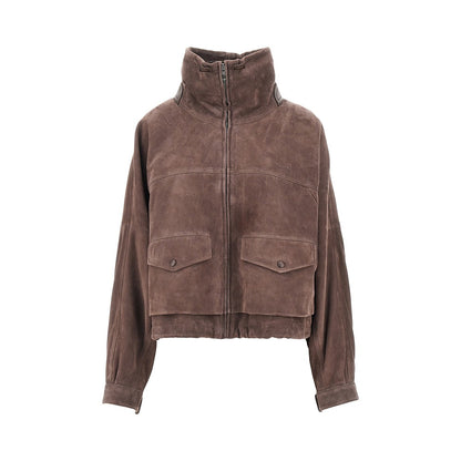 Loewe Suede leather blouson jacket