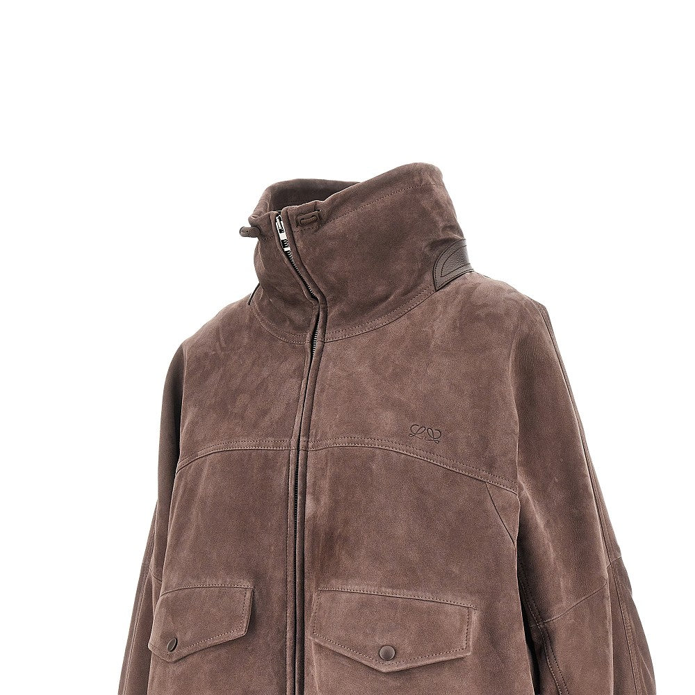 Loewe Suede leather blouson jacket