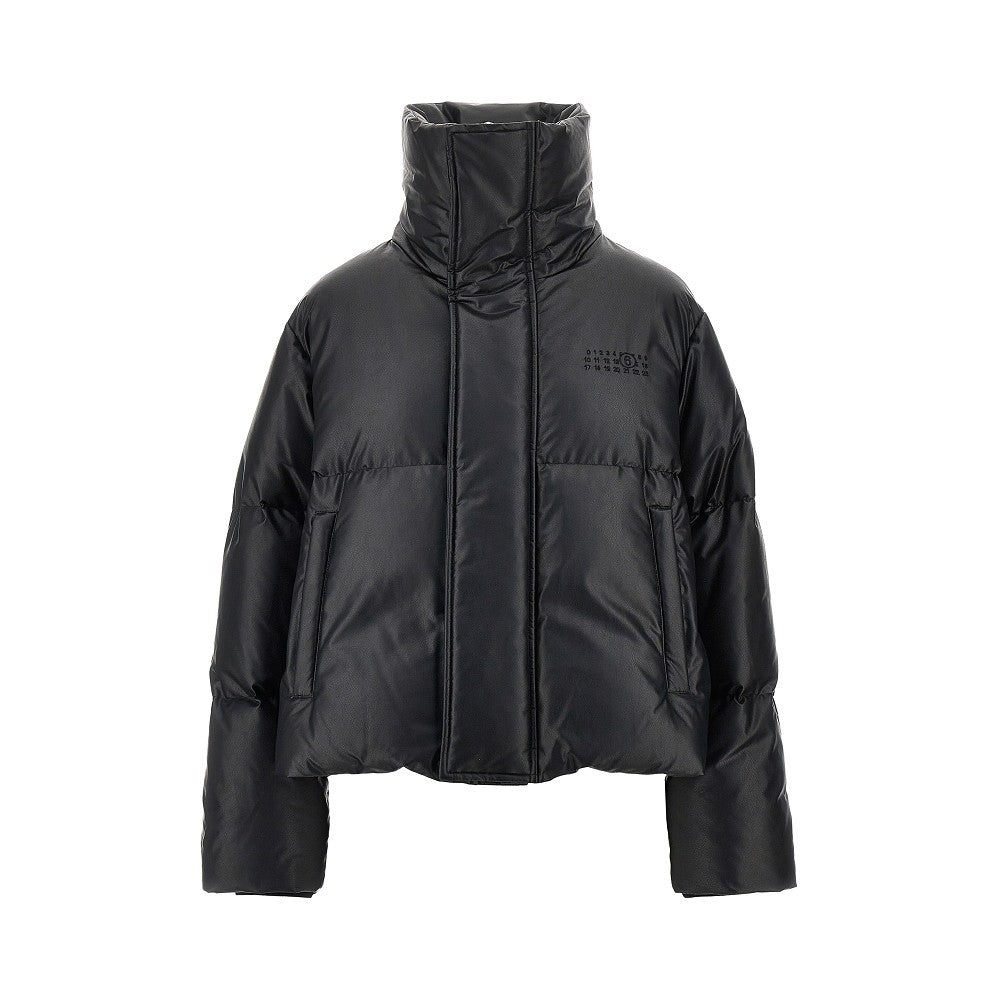 MM6 Maison Margiela Faux leather down jacket