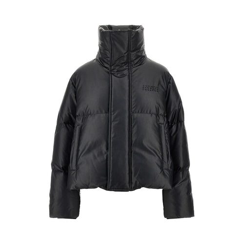 MM6 Maison Margiela Faux leather down jacket