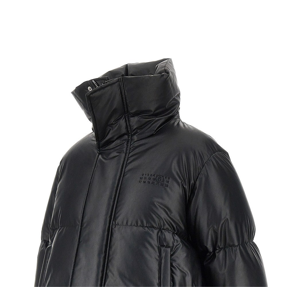 MM6 Maison Margiela Faux leather down jacket