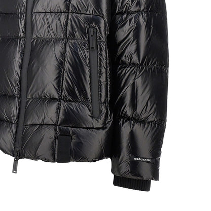 DSQUARED2 Quilted and padded nylon downjacket