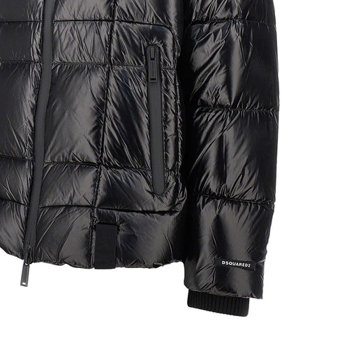 DSQUARED2 Quilted and padded nylon downjacket