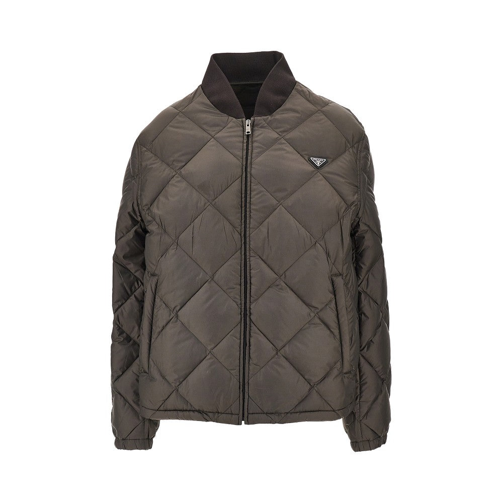 Prada Diamond-quilted down jacket
