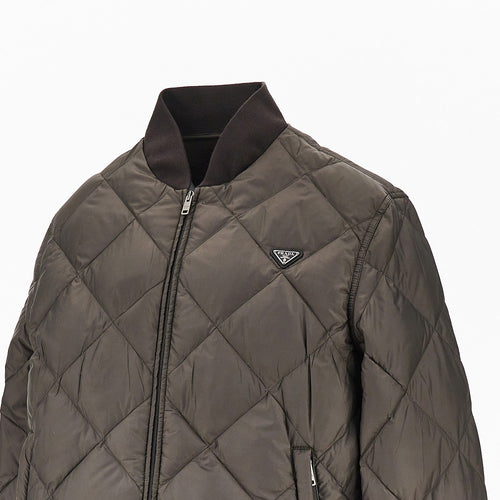 Prada Diamond-quilted down jacket