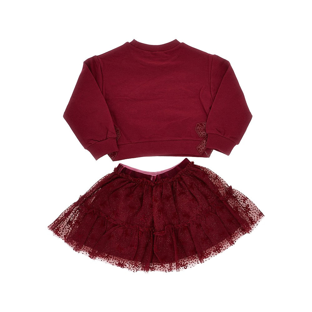 Mayoral Sweatshirt and skirt set