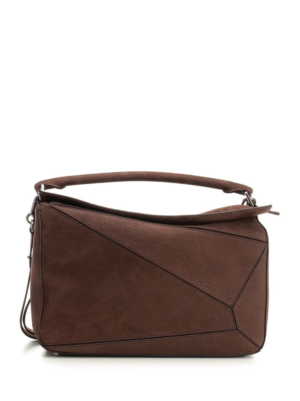 Loewe Large "Puzzle" Bag - Brown