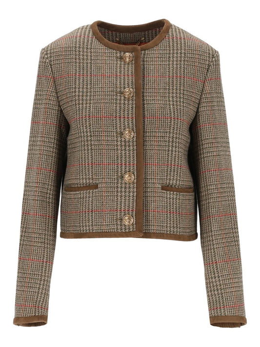 Golden Goose Journey Wool Tweed Jacket - Brown