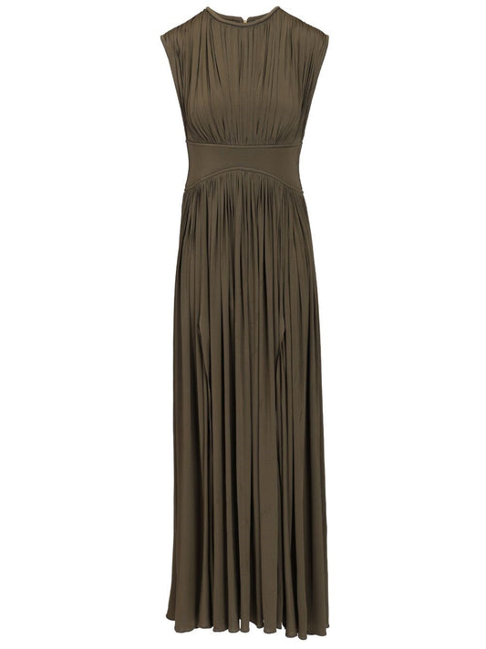 Zimmermann "Luna" Column Dress - Green
