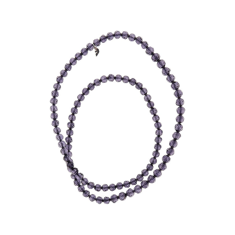 EMPORIO ARMANI Multifaceted beads long necklace