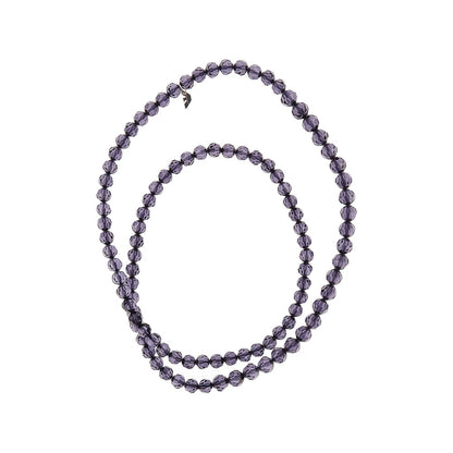 EMPORIO ARMANI Multifaceted beads long necklace