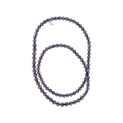 EMPORIO ARMANI Multifaceted beads long necklace