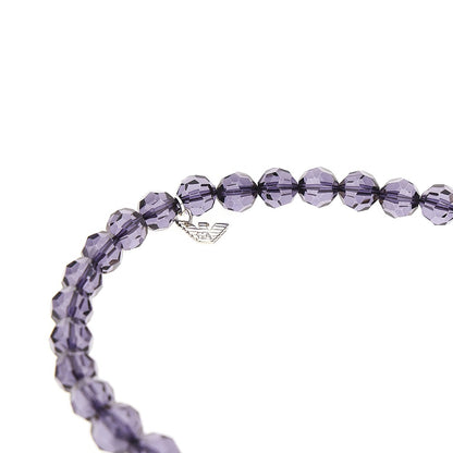 EMPORIO ARMANI Multifaceted beads long necklace