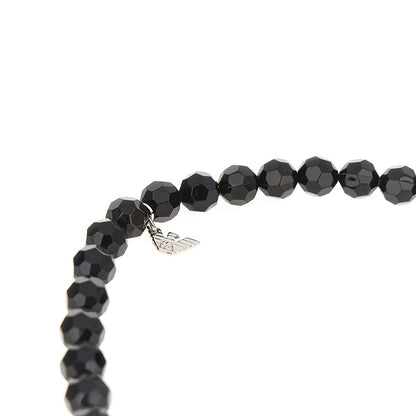 EMPORIO ARMANI Multifaceted beads long necklace