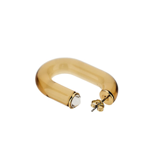 Rabanne XL Link resin earrings
