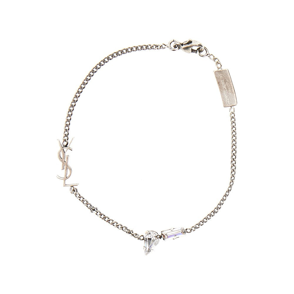 Saint Laurent 'Cassandre' bracelet with strass